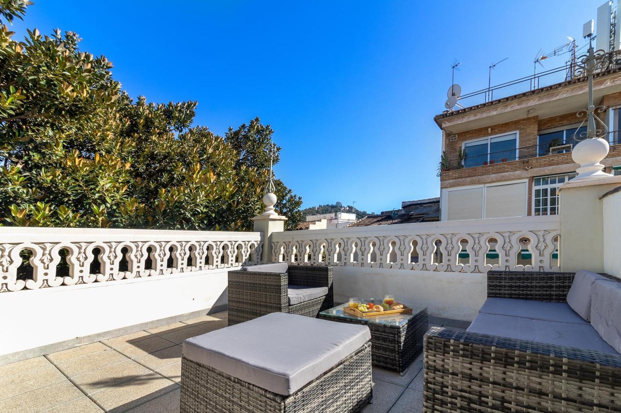 Nt Luxury Central Duplex With Terrace & Parking Málaga Dış mekan fotoğraf